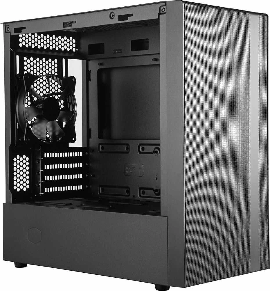 Cooler Master MasterBox NR400 be ODD MCB-NR400-KGNN-S00 Juodas, Micro ATX, Mini ITX, Maitinimo blokas Komplektuojamas Ne