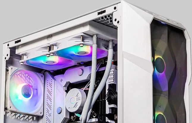 COOLER MASTER CPU vandens aušinimas Masterliquid 240L Core ARGB Baltas