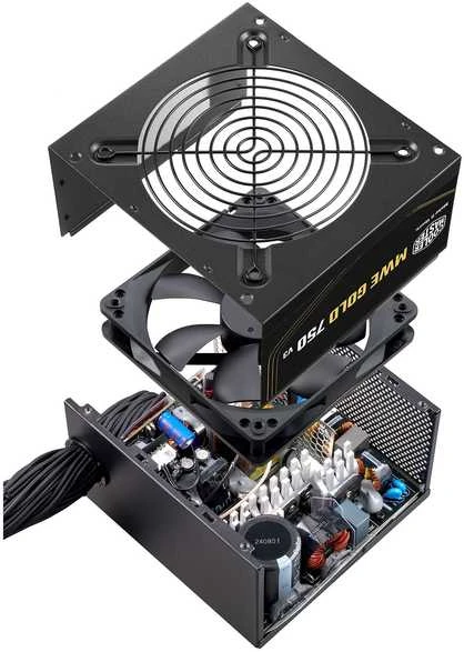 Cooler Master MWE 750W V3 80+ auksas