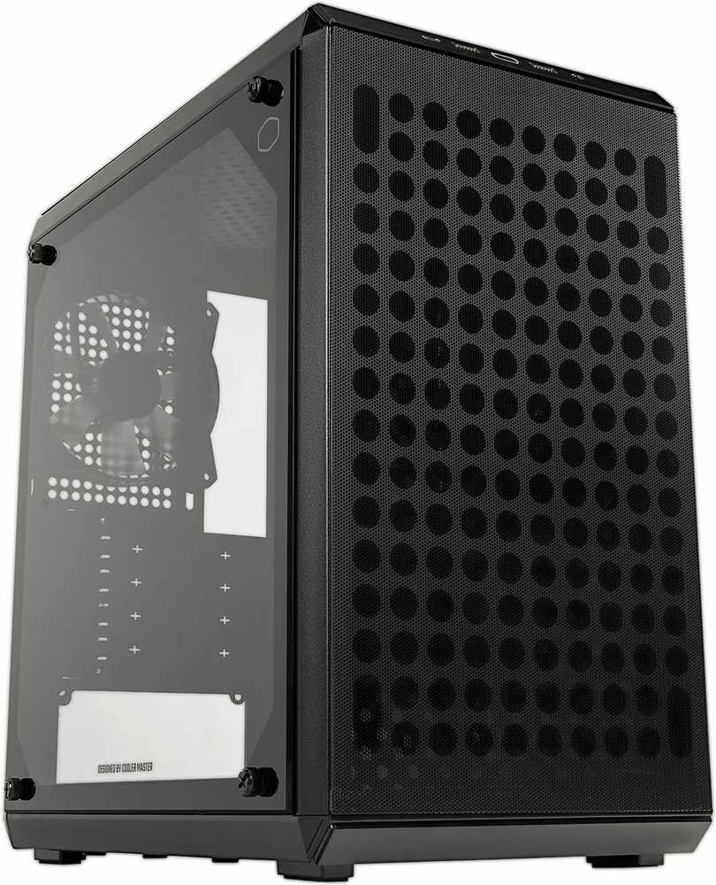 Cooler Master | Mini Tower kompiuterio dėklas | Q300L V2 | Juodas | Micro ATX, Mini ITX | Komplekte maitinimo blokas Nr