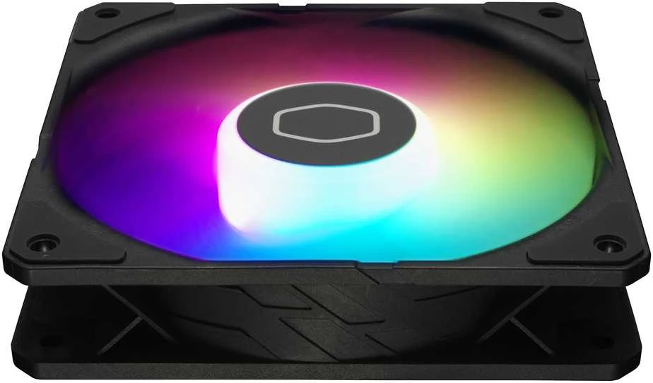 „Cooler Master Cooler Master SickleFlow Edge 120 ARGB 3-in-1“ ventiliatorius (juodas)