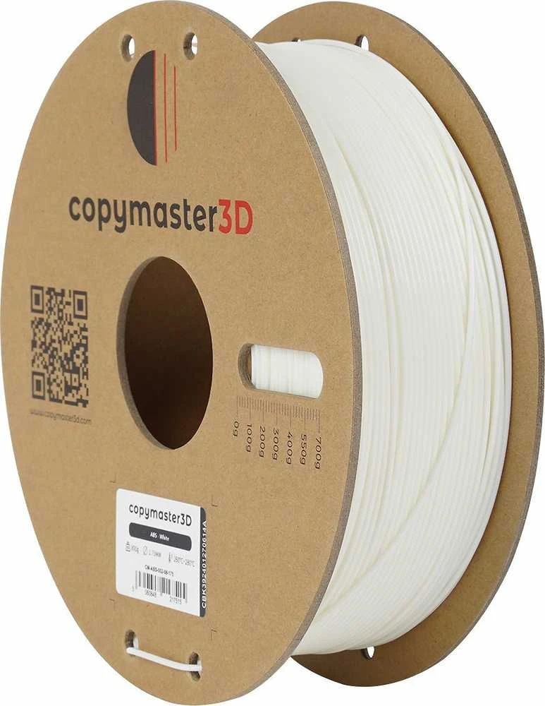 Copymaster3D ABS plastikas 1.75mm 0.8kg - Baltas