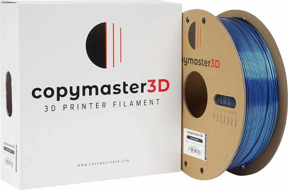 Copymaster3D Duo-Silk 1.75mm 1kg - Juodas/Mėlyna