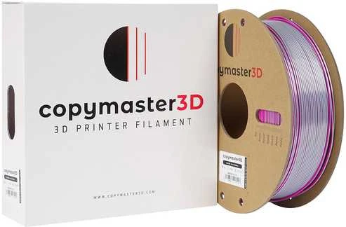 Copymaster3D Duo-Silk 1.75mm 1kg Rose Raudona/Sidabrinis