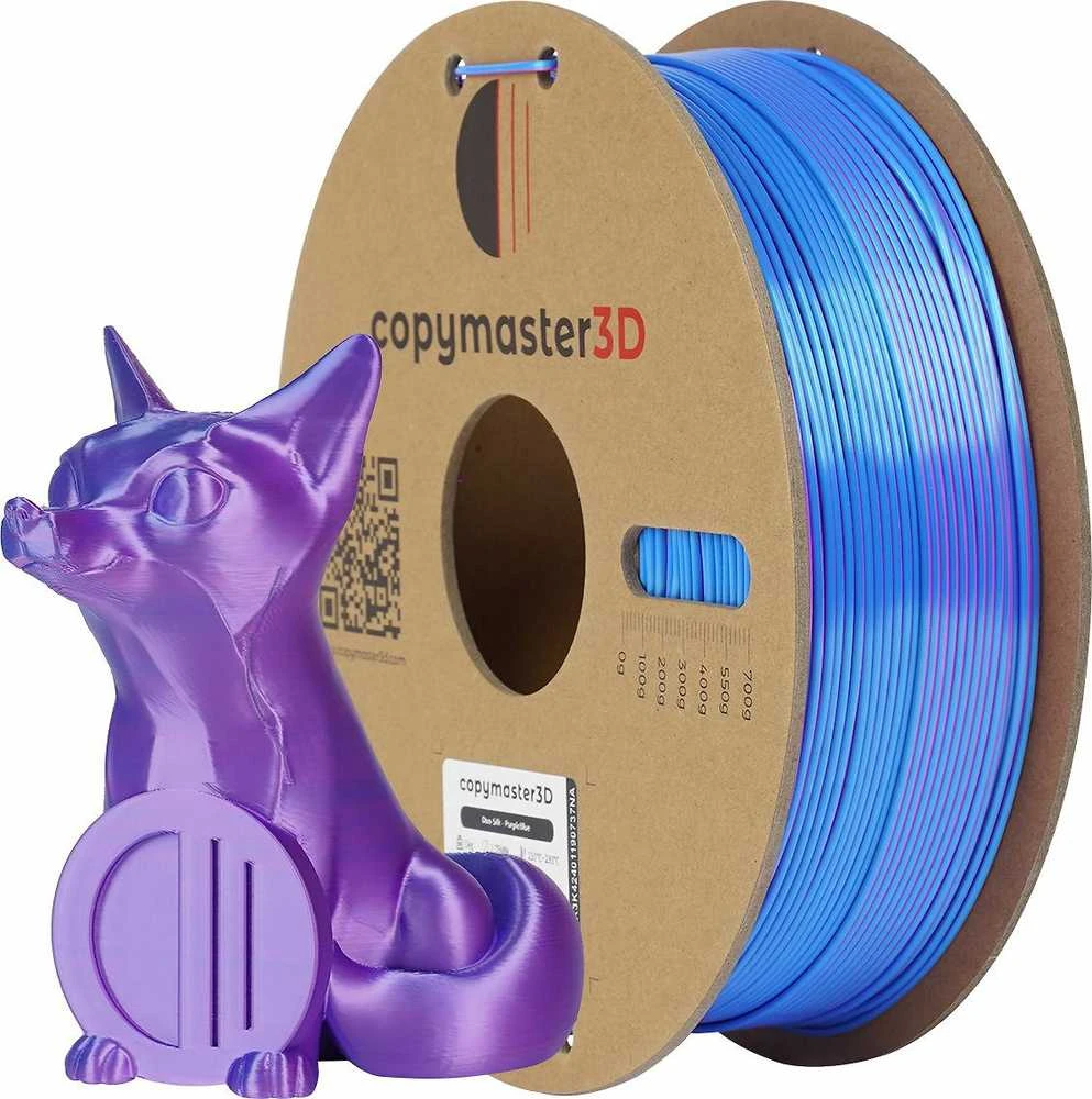 Copymaster3D Duo-Silk 1.75mm 1kg - Violetinė/Mėlyna