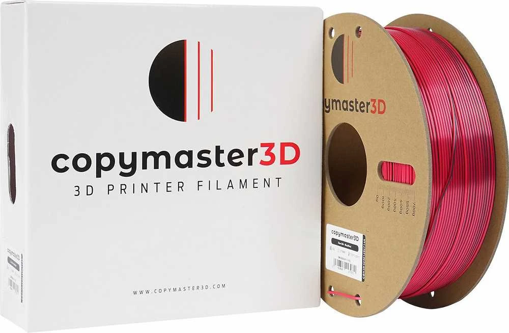 Copymaster3D Duo-Silk 1.75mm 1kg - Juodas/Raudona