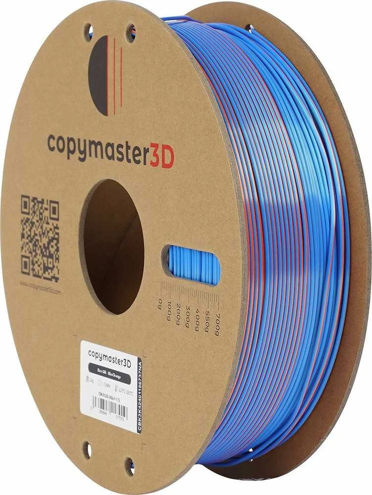Copymaster3D Duo-Silk 1.75mm 1kg - Mėlyna/Oranžinis