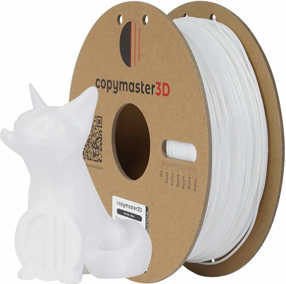 Copymaster3D Flex 95A 1.75mm 800g Baltas