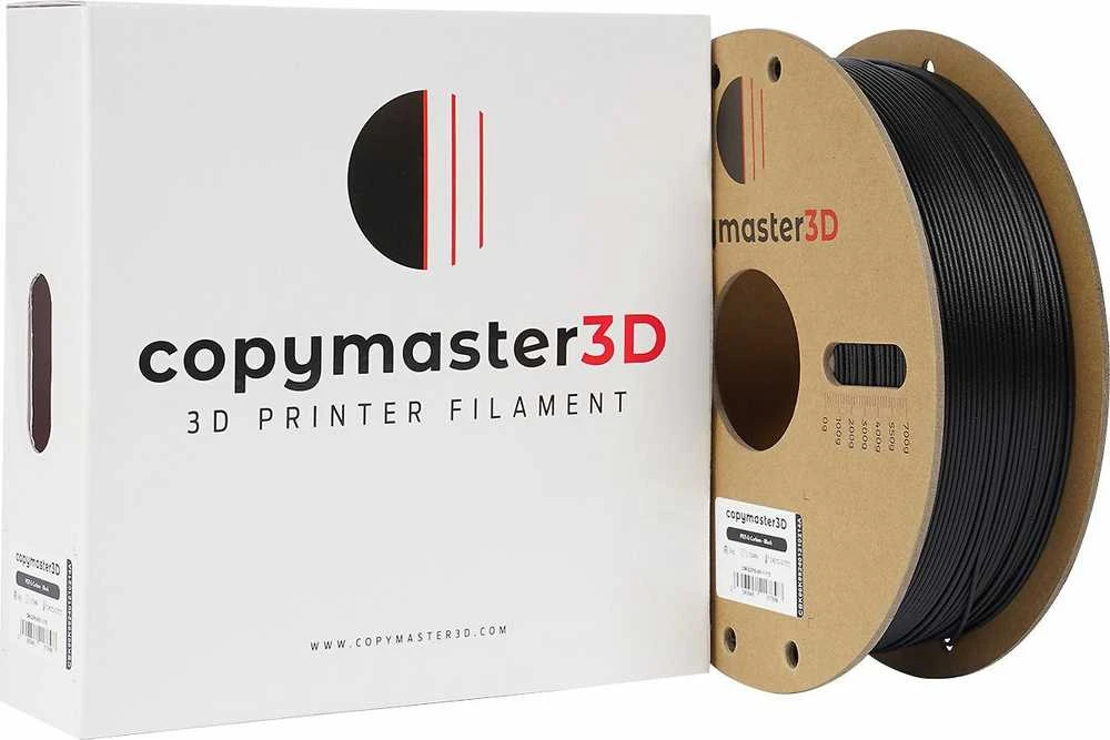 Copymaster3D PET-G Carbon 1.75mm 1kg - Juodas