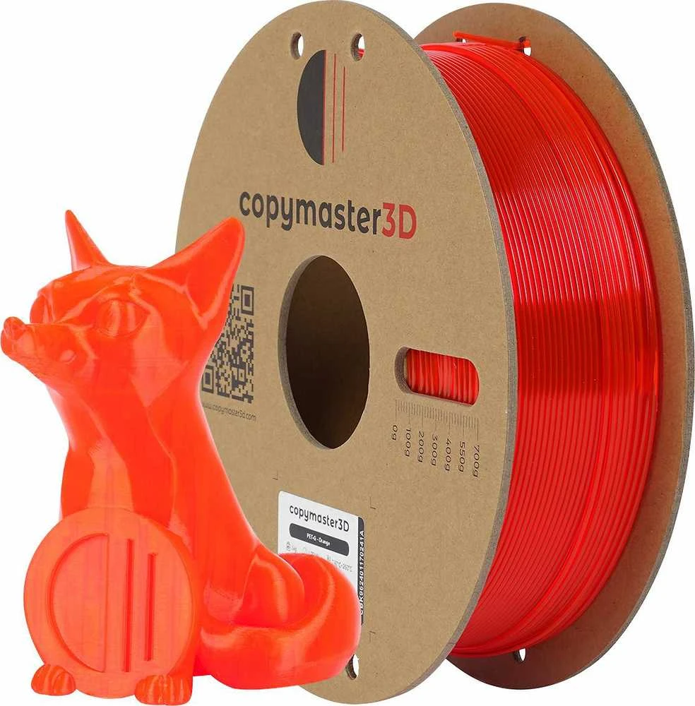 Copymaster3D PET-G 1.75mm 1kg - Oranžinis