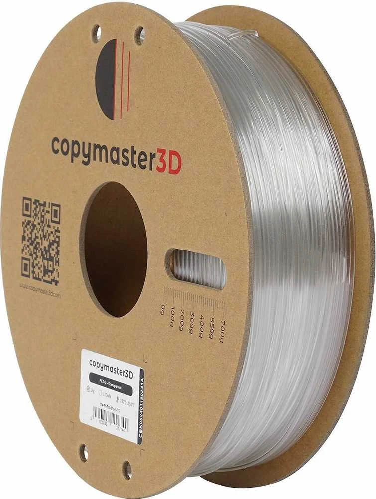 Copymaster3D PET-G 1.75mm 1kg - Transparent