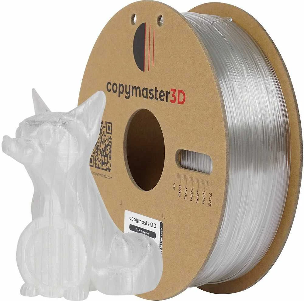 Copymaster3D PET-G 1.75mm 1kg - Transparent