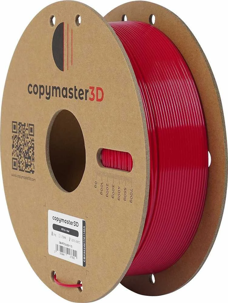 Copymaster3D PET-G 1.75mm 1kg - Raudona