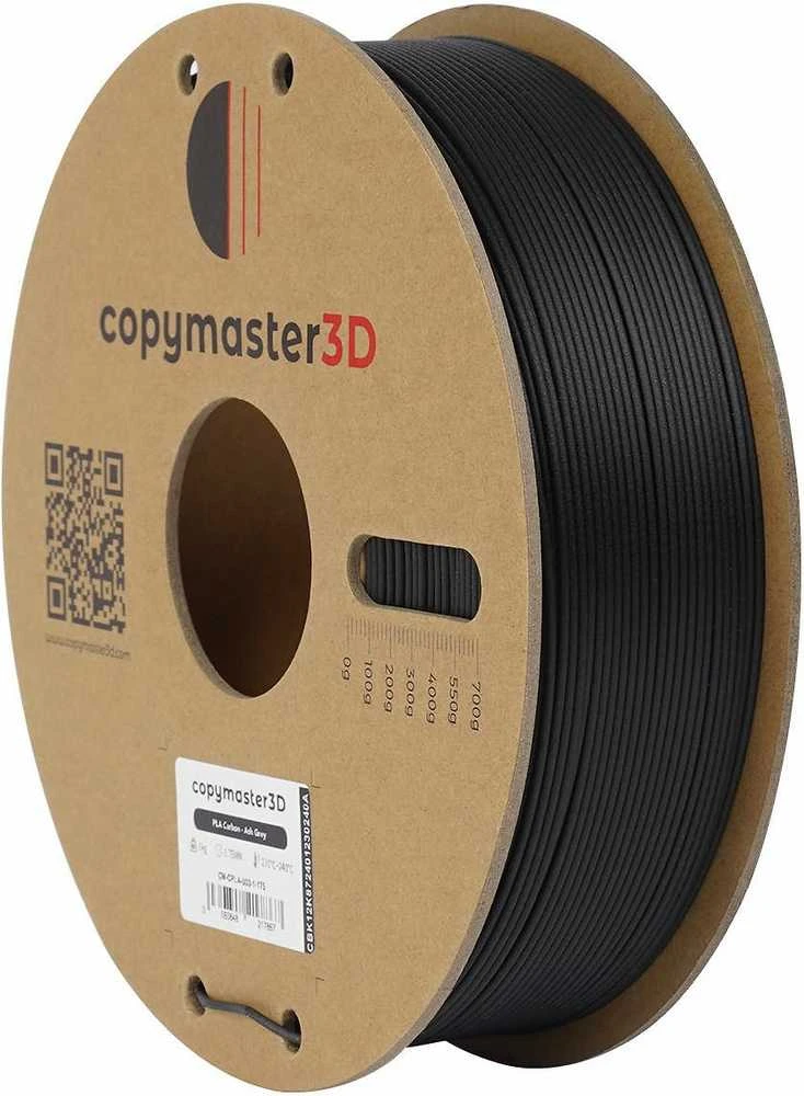 Copymaster3D PLA Carbon 1.75mm 1kg - Ash Pilkas
