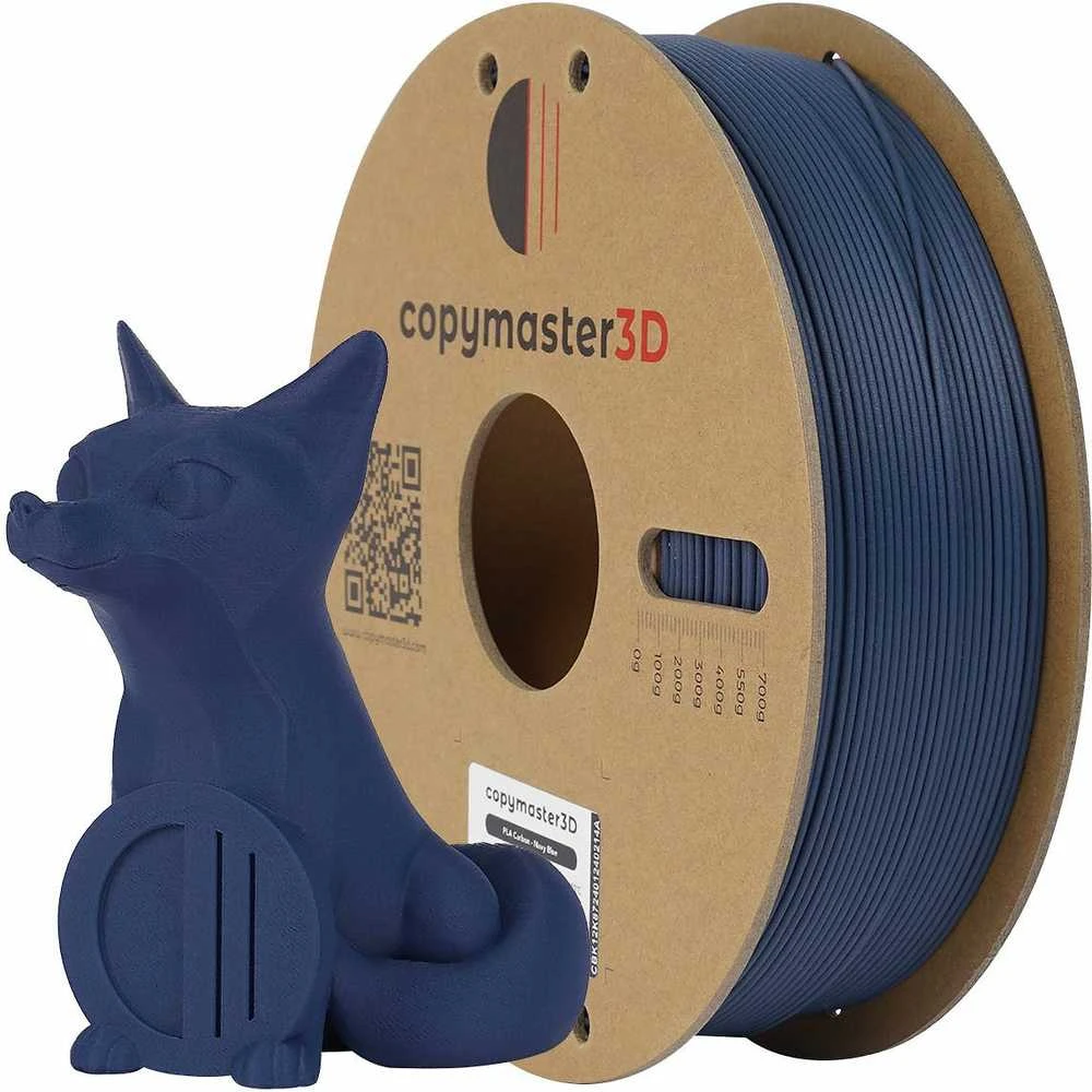 Copymaster3D PLA Carbon 1.75mm 1kg - Navy Mėlyna