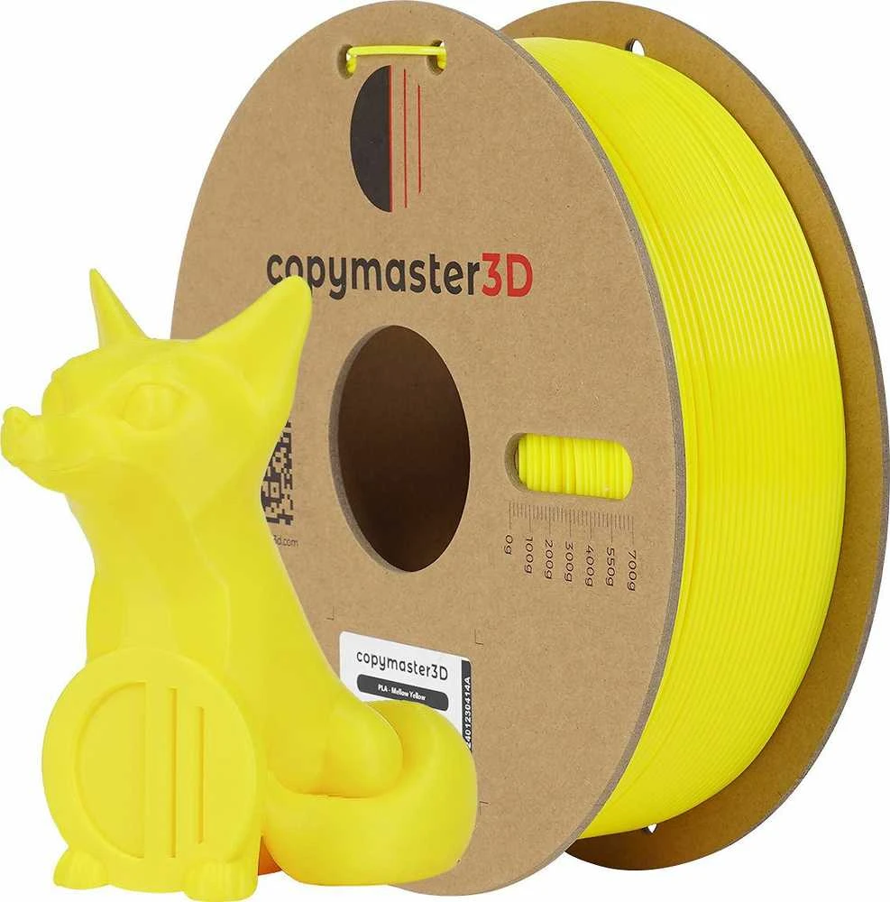 Copymaster3D PLA 1.75mm 1kg - Mellow Geltona