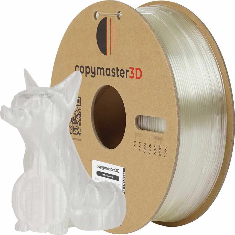 Copymaster3D PLA 1.75mm 1kg Transparent