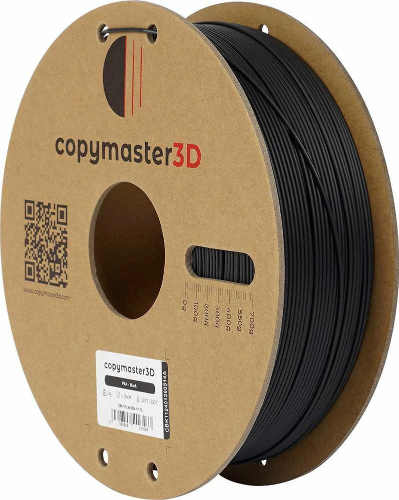 Copymaster3D PLA 1.75mm 1kg - Juodas