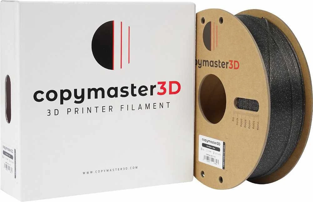 Copymaster3D PLA Glitter 1.75mm 1kg - Sidabrinis