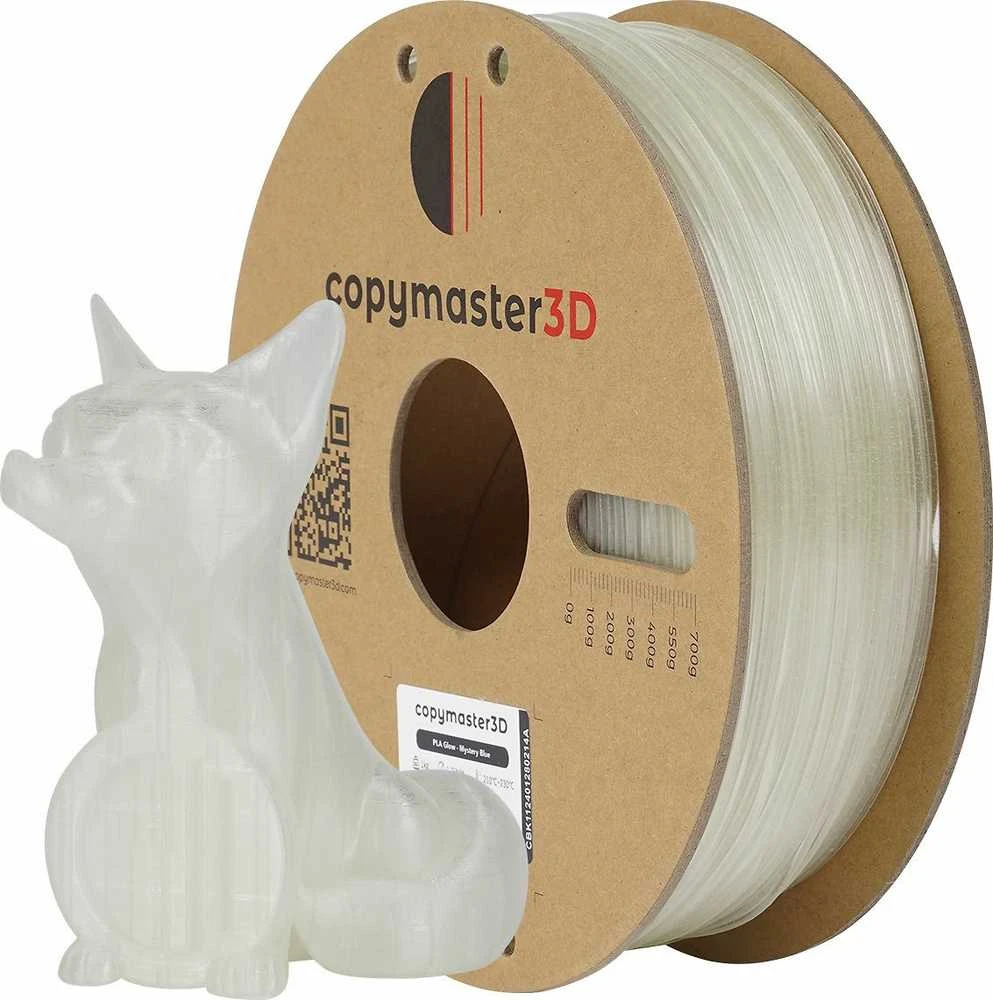 Copymaster3D PLA Glow 1.75mm 1kg - Mystery Mėlyna