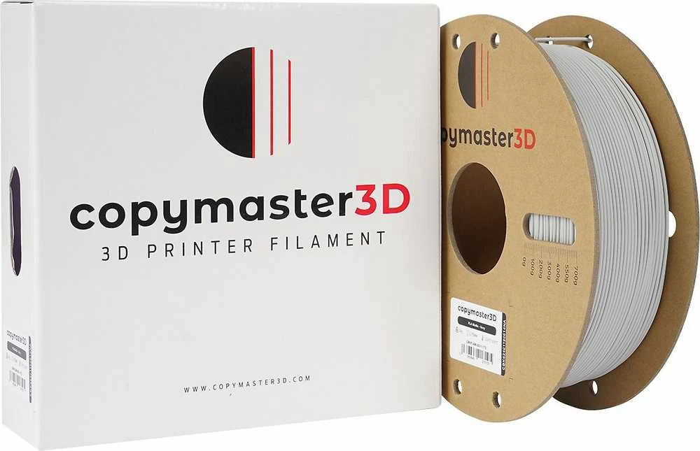 Copymaster3D PLA matinis 1.75mm 1kg Pilkas
