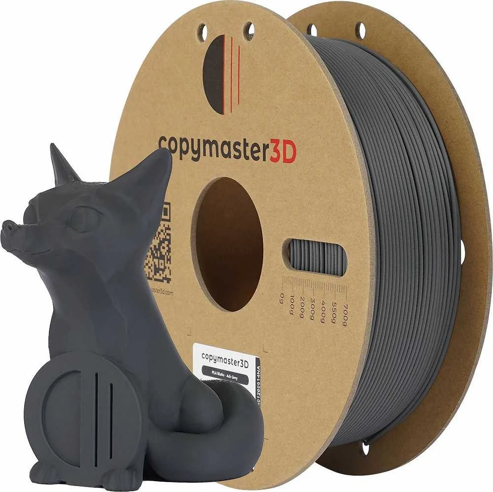Copymaster3D PLA MATTE 1.75mm 1kg - Ash Pilkas