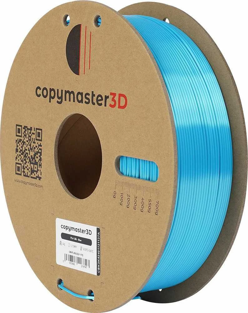 Copymaster3D PLA Silk 1.75mm 1kg - Mėlyna