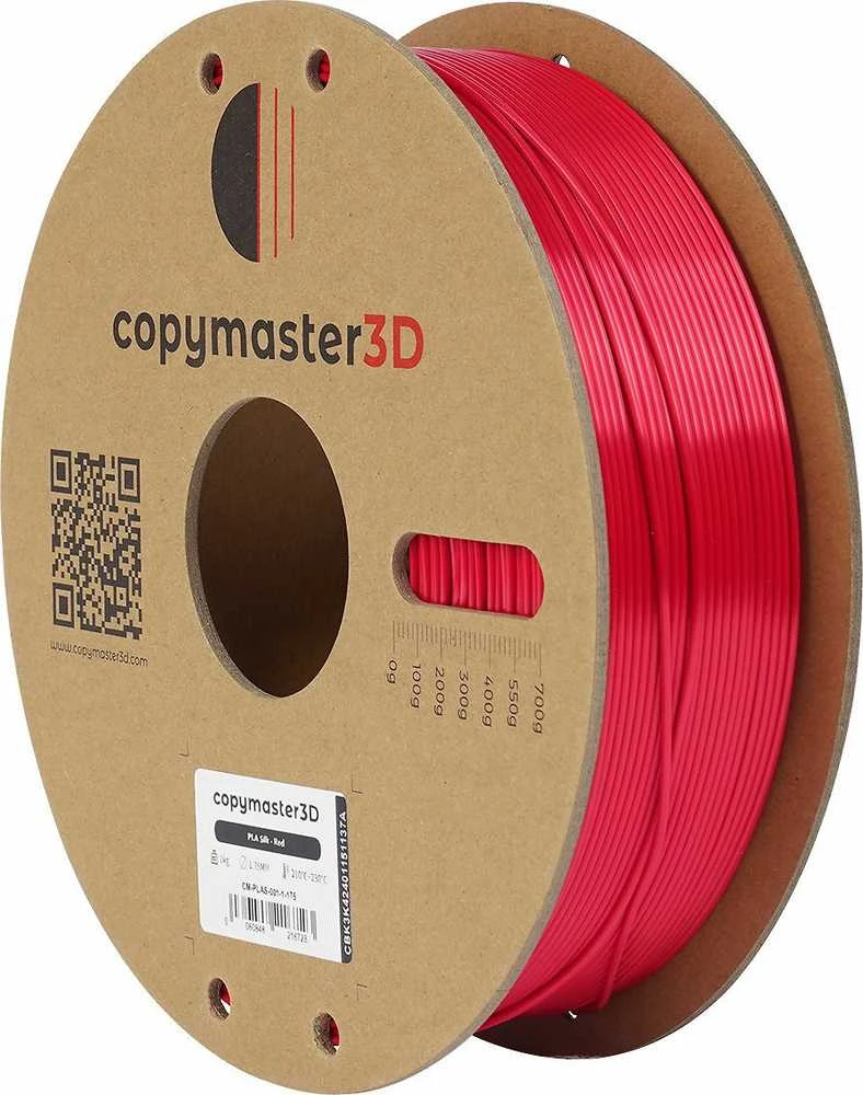 Copymaster3D PLA Silk 1.75mm 1kg - Raudona