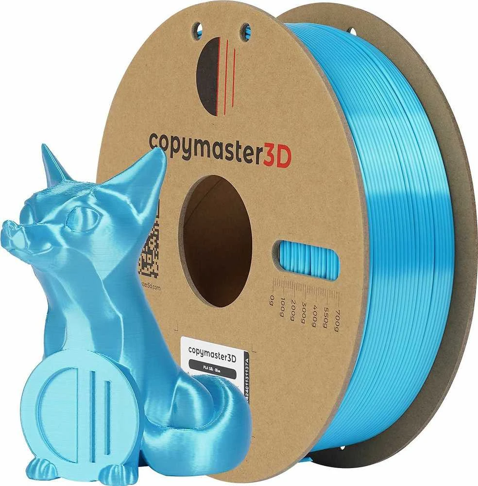 Copymaster3D PLA Silk 1.75mm 1kg - Mėlyna