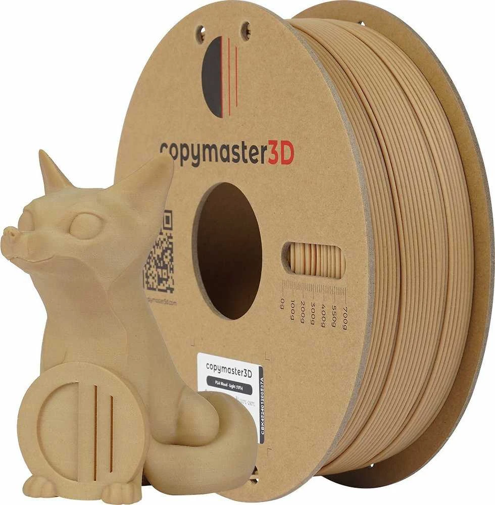 Copymaster3D PLA Wood 1,75mm 1kg - lengvas