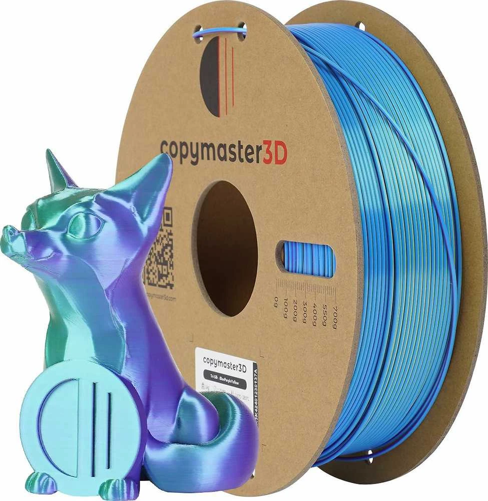 Copymaster3D Tri-Silk 1.75mm 1kg Mėlyna/Violetinė/Geltona