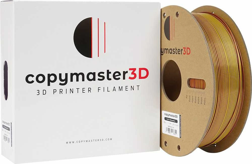 Copymaster3D Tri-Silk 1.75mm 1kg - Gold/Copper/Juodas