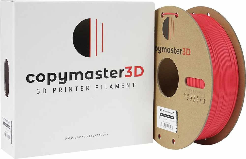 Copymaster3D Turbo PLA Matte 1.75mm 1kg Raspberry Raudona