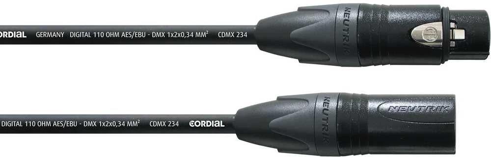 Cordial AES/EBU XLR kabelio jungtys