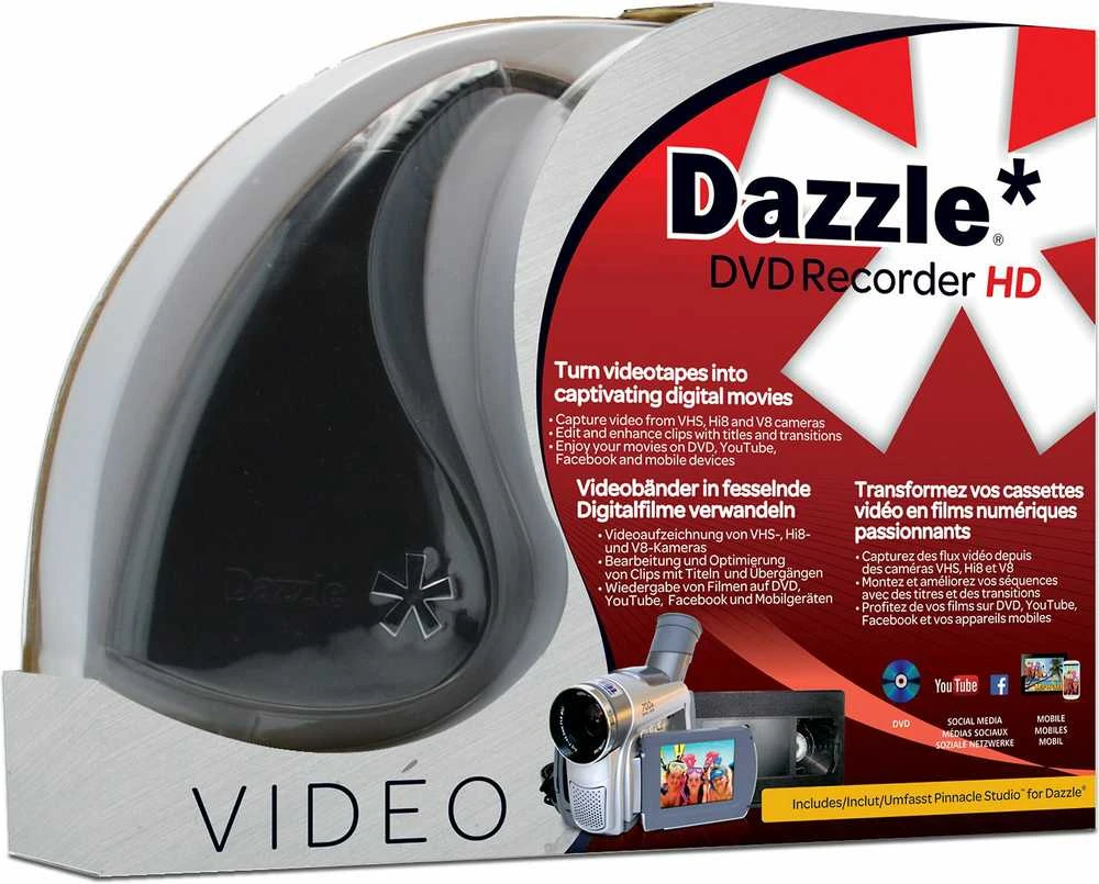 Corel Software Dazzle DVD įrašymo įrenginys HD ML