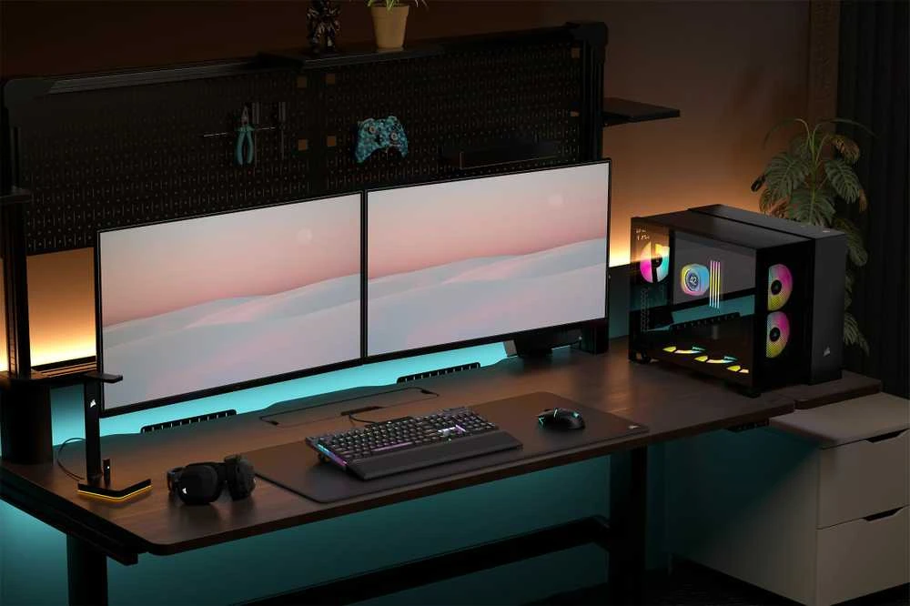 „Corsair“ dviejų kamerų kompiuterio korpusas | 2500D AIRFLOW | Juodas | Vidutinio dydžio bokštas | Micro-ATX