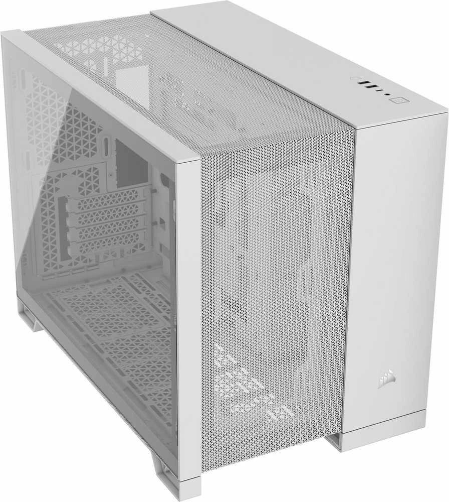 Corsair Dual Chamber PC Case | 2500D AIRFLOW | Mid Tower | Micro-ATX | Baltas