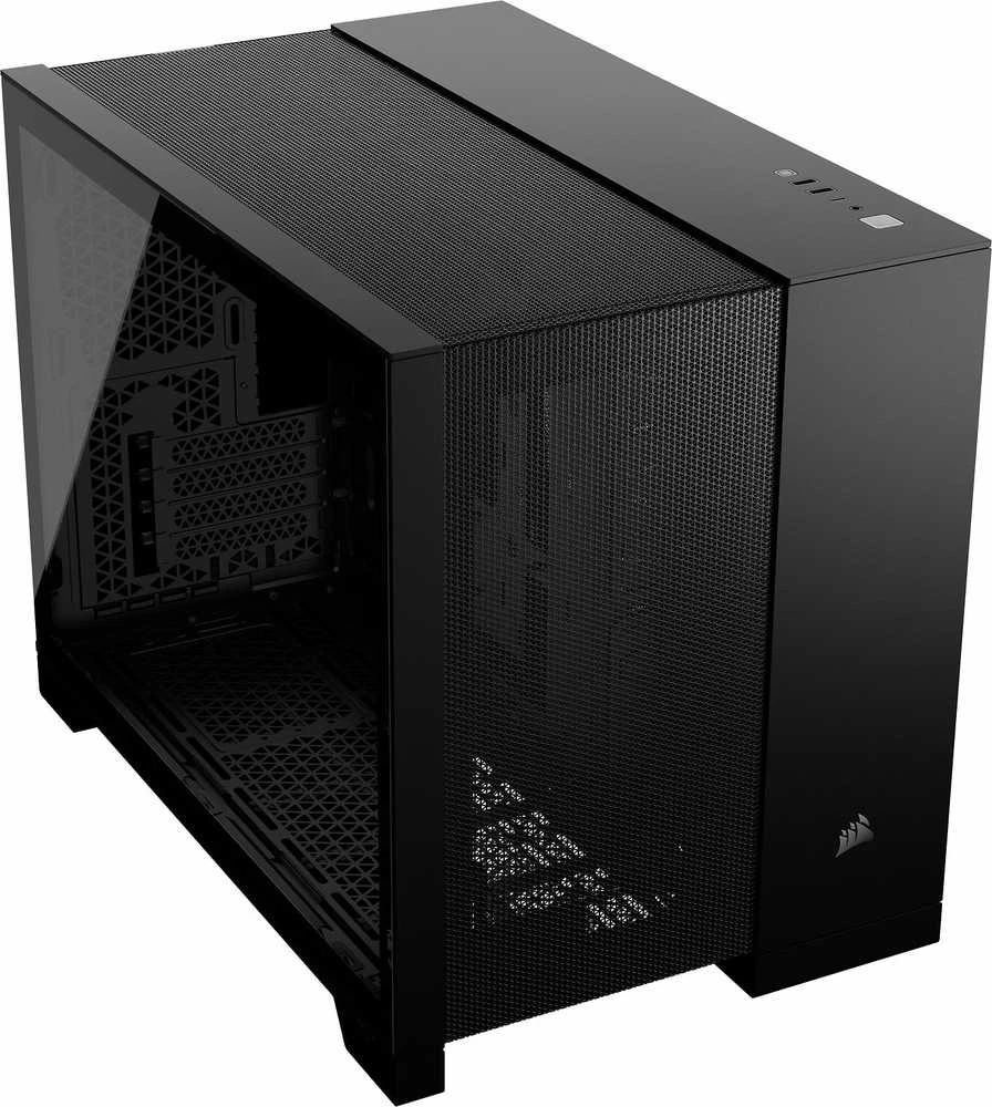„Corsair“ dviejų kamerų kompiuterio korpusas | 2500D AIRFLOW | Juodas | Vidutinio dydžio bokštas | Micro-ATX