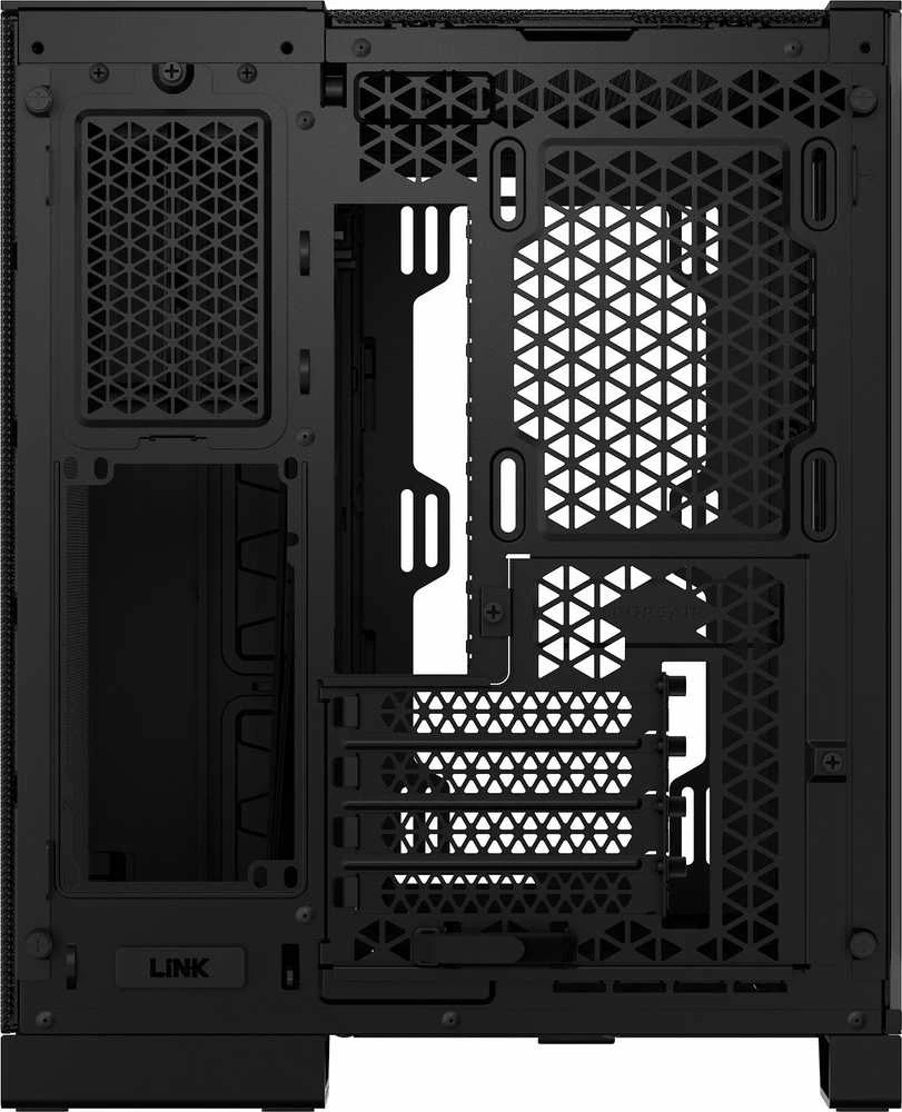„Corsair“ dviejų kamerų kompiuterio korpusas | 2500D AIRFLOW | Juodas | Vidutinio dydžio bokštas | Micro-ATX