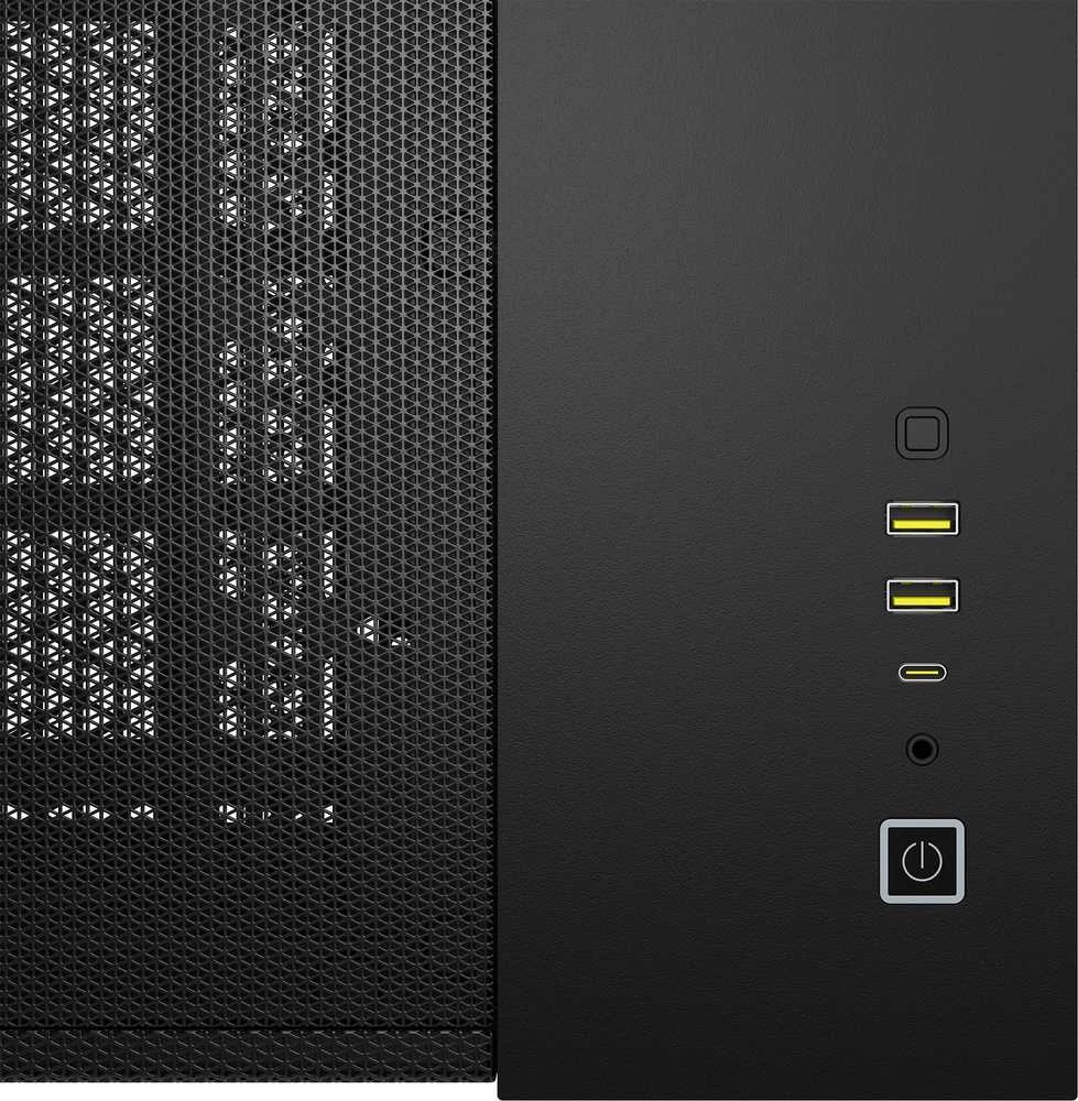 „Corsair“ dviejų kamerų kompiuterio korpusas | 2500D AIRFLOW | Juodas | Vidutinio dydžio bokštas | Micro-ATX