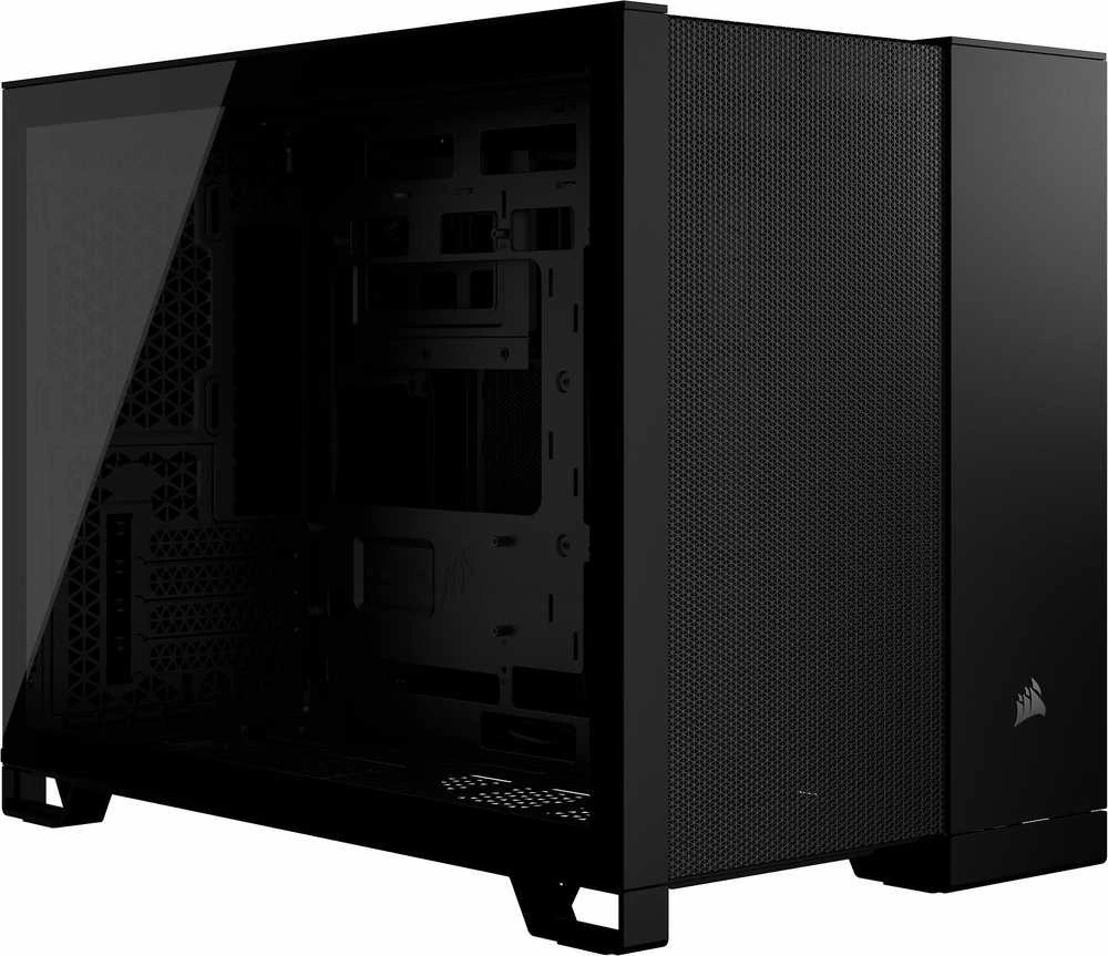 „Corsair“ dviejų kamerų kompiuterio korpusas | 2500D AIRFLOW | Juodas | Vidutinio dydžio bokštas | Micro-ATX