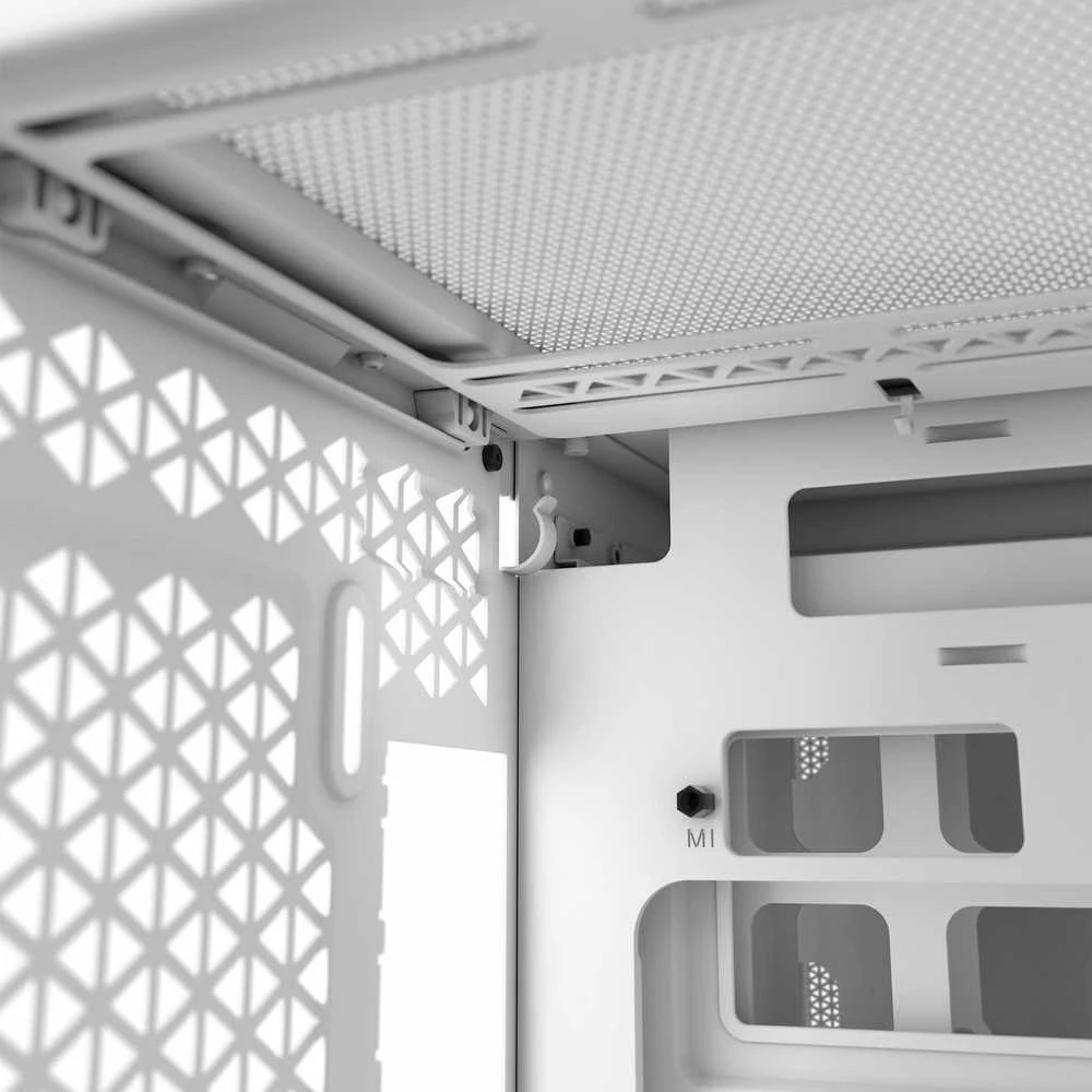 Corsair Dual Chamber PC Case | 2500D AIRFLOW | Mid Tower | Micro-ATX | Baltas
