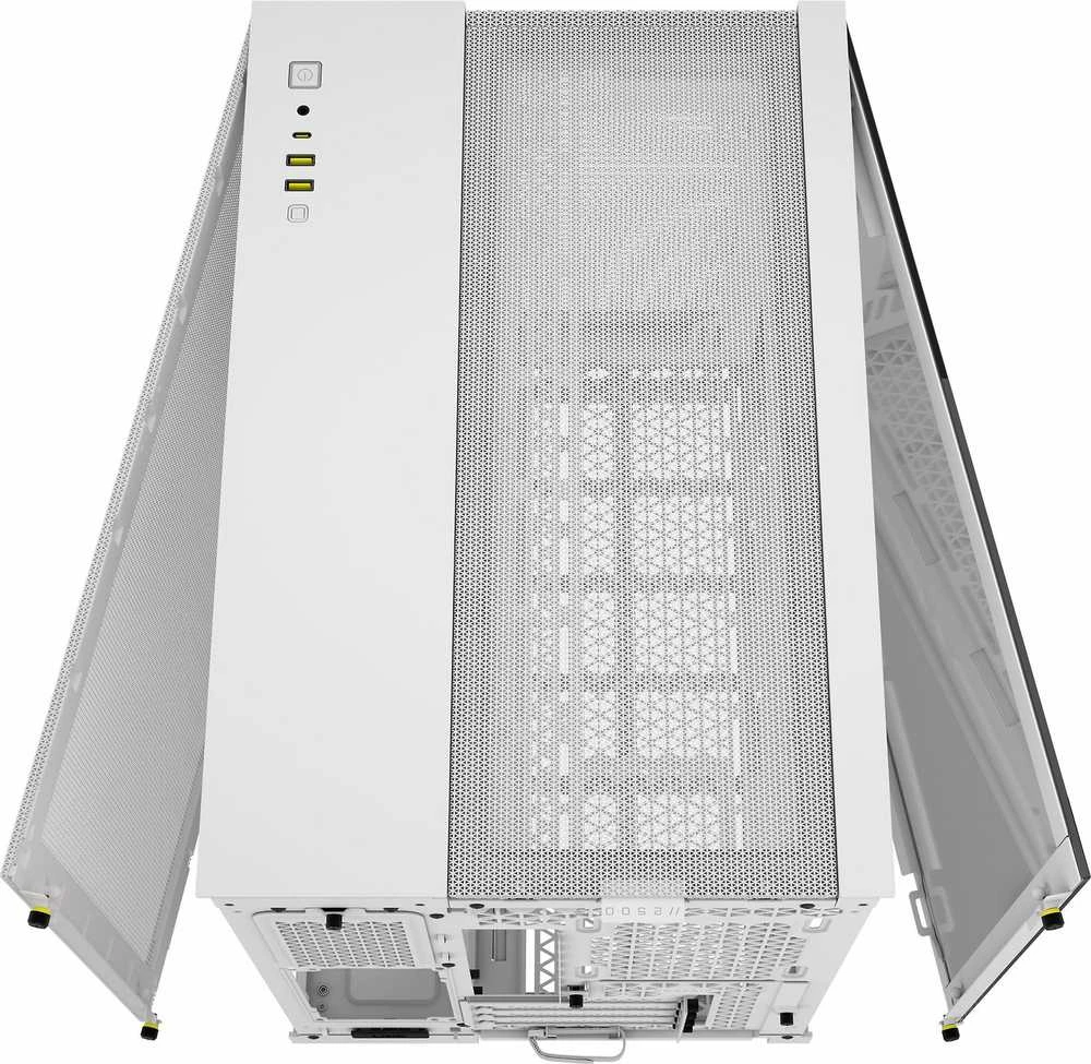 Corsair Dual Chamber PC Case | 2500D AIRFLOW | Mid Tower | Micro-ATX | Baltas