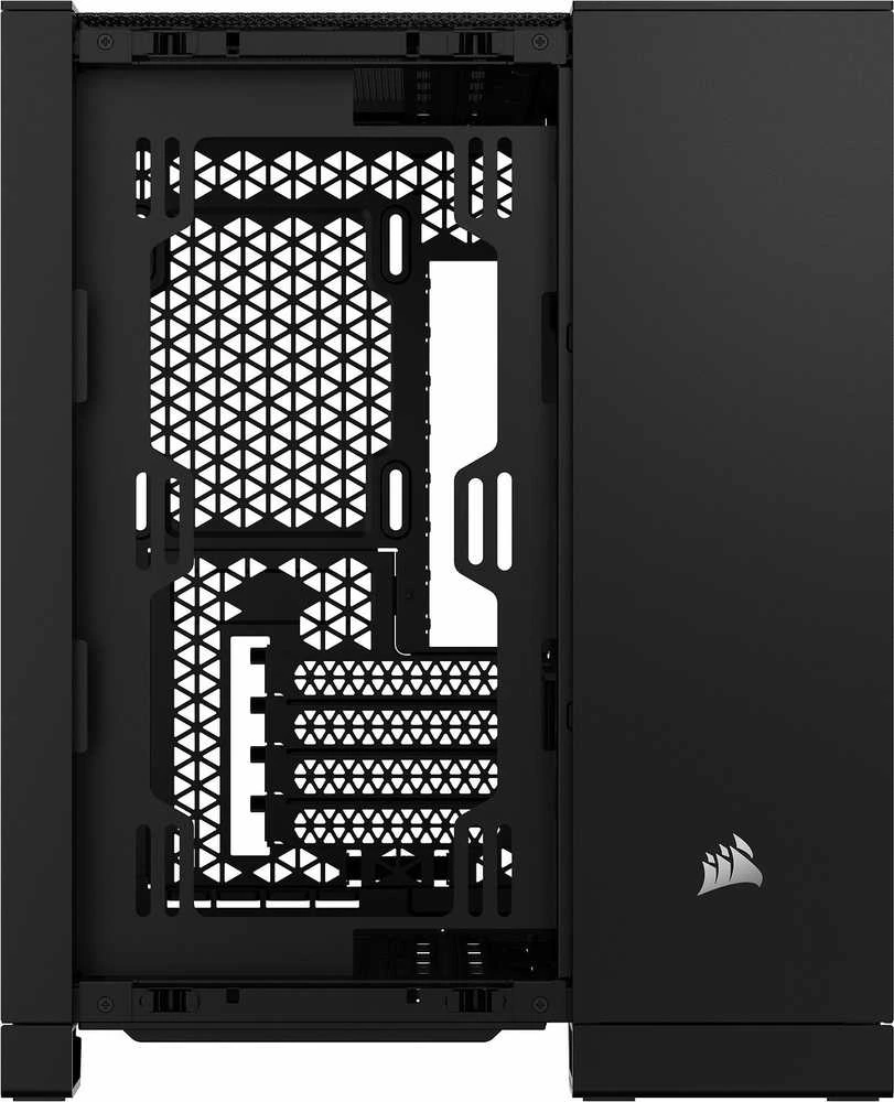 „Corsair“ dviejų kamerų kompiuterio korpusas | 2500D AIRFLOW | Juodas | Vidutinio dydžio bokštas | Micro-ATX