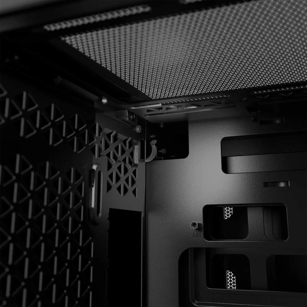 „Corsair“ dviejų kamerų kompiuterio korpusas | 2500D AIRFLOW | Juodas | Vidutinio dydžio bokštas | Micro-ATX