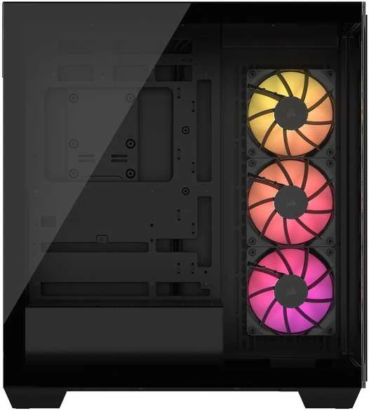 „Corsair 3500X RS-R“ kompiuterio korpusas, „Mid-Tower“, E-ATX, RGB, grūdintas stiklas, juodas