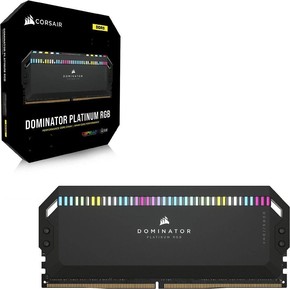 RAM Corsair Dominator Platinum RGB 32GB DDR5-6400 rinkinys (2x16GB), CL32