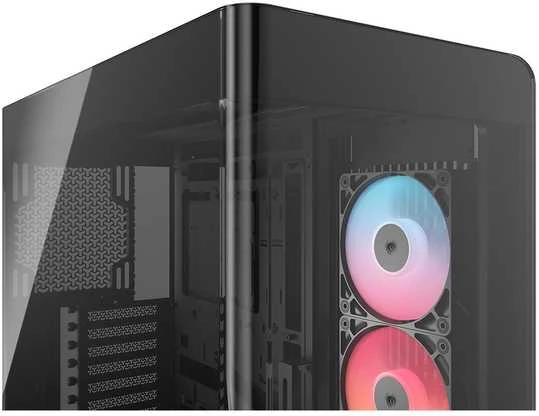 „Corsair FRAME 4500X RS-R ARGB“ kompiuterio korpusas, vidutinio dydžio bokštas, E-ATX, grūdintas stiklas – Juodas