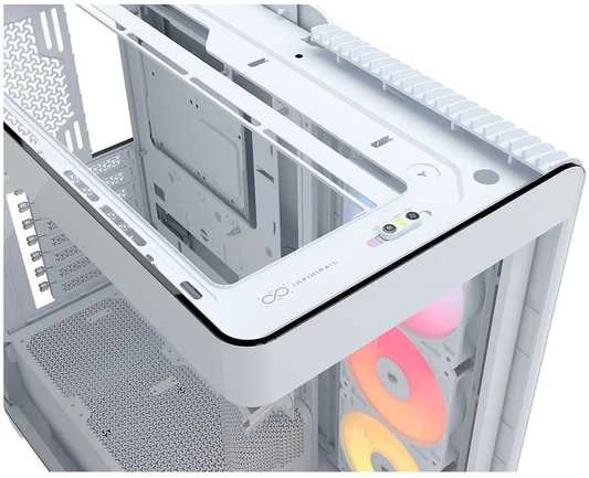 „Corsair FRAME 4500X RS-R ARGB“ korpusas, „Mid-Tower“, E-ATX, grūdintas stiklas – Baltas