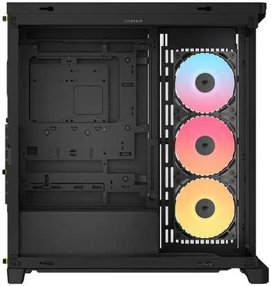 „Corsair FRAME 4500X RS-R ARGB“ kompiuterio korpusas, vidutinio dydžio bokštas, E-ATX, grūdintas stiklas – Juodas